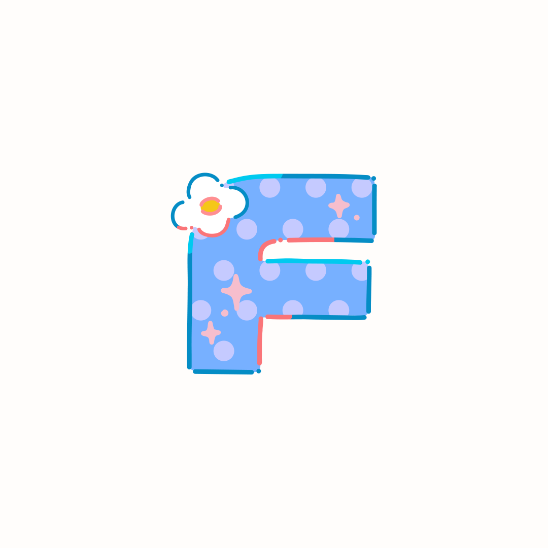 Alphabet Flower